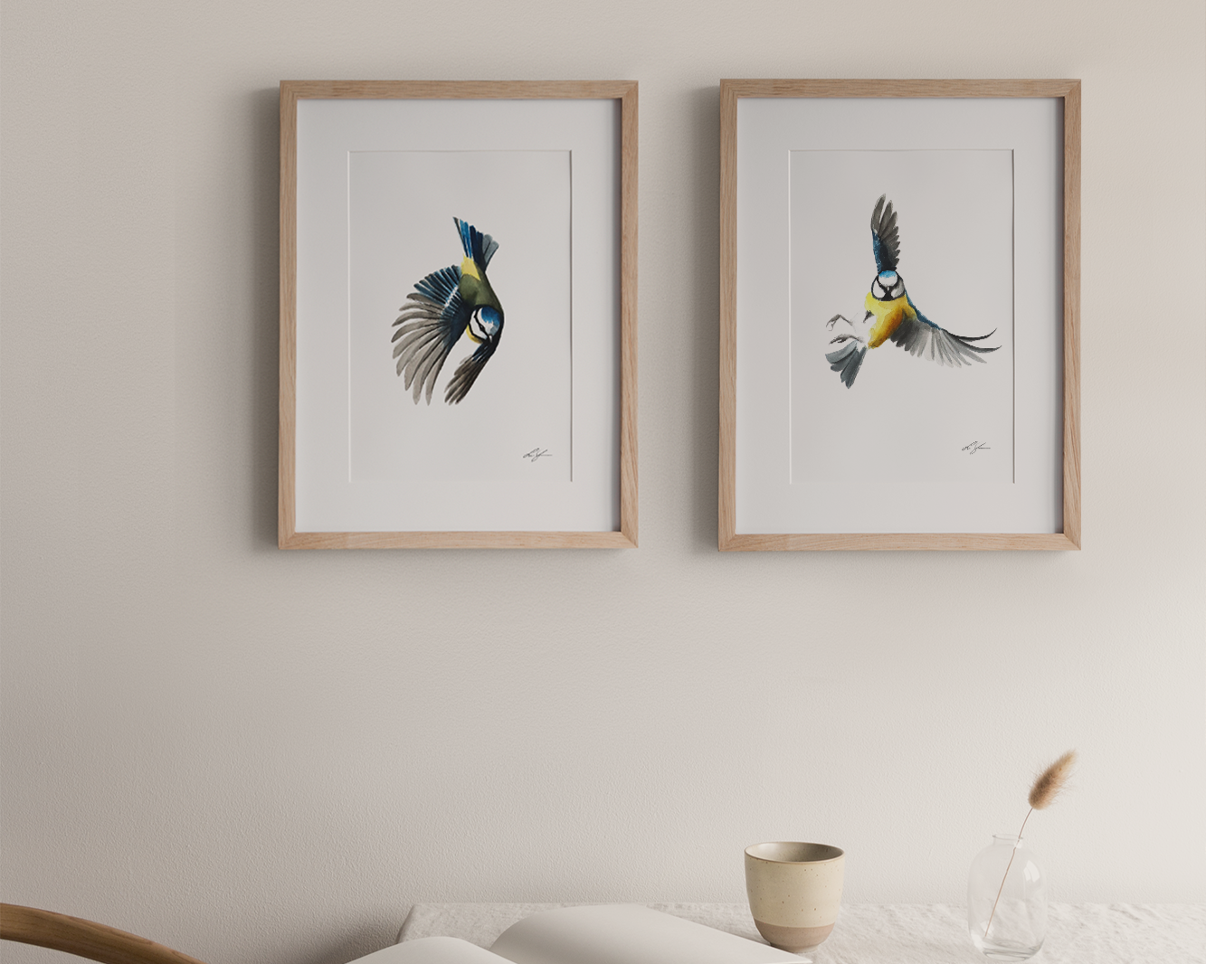 "Blåmes 1" konsttryck