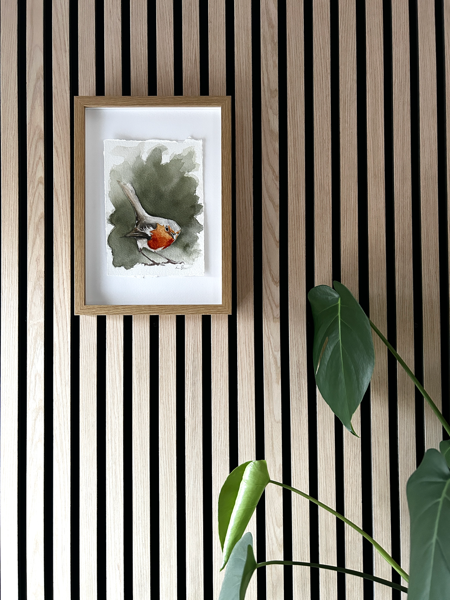 "Robin" original watercolor painting
