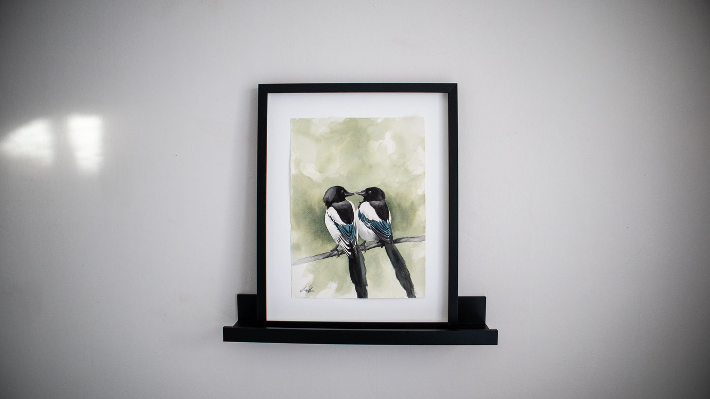 "Affection" original watercolor painting