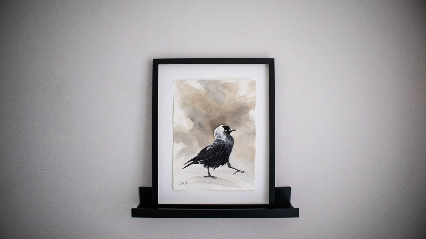 "Here I come" original watercolor painting