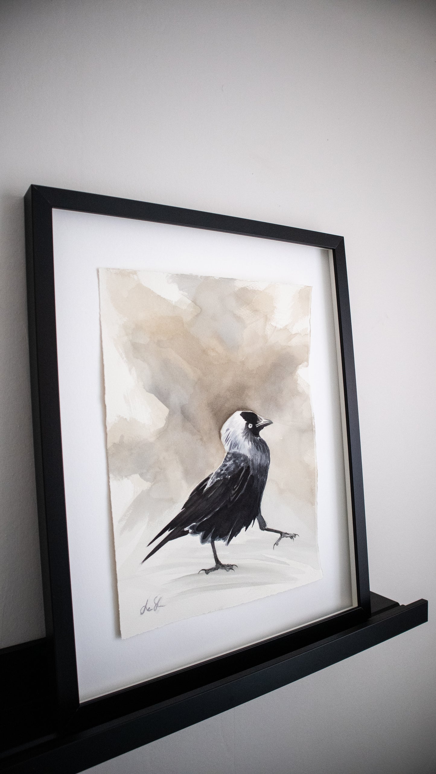 "Here I come" original watercolor painting
