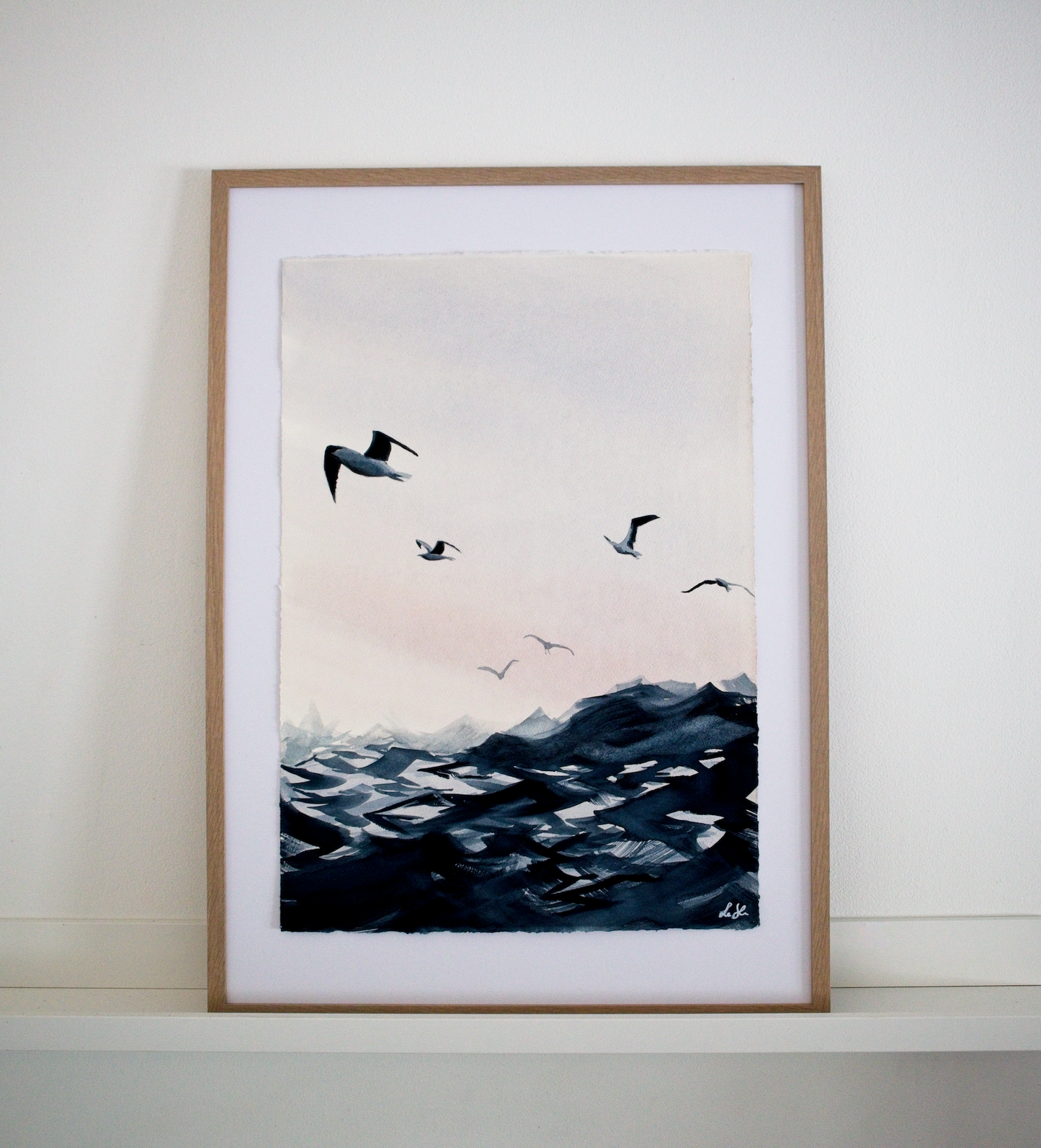 "Storm dance" original watercolor painting