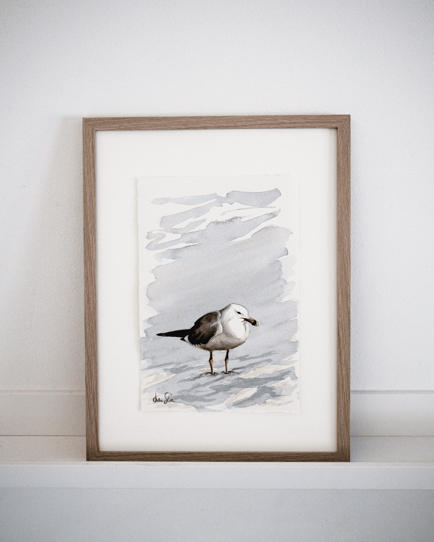 "No hurries" original watercolor painting