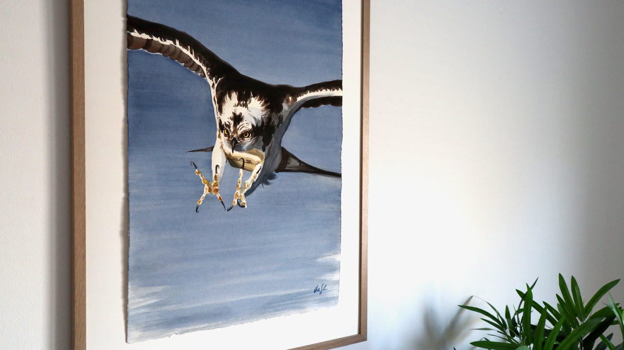 "Fiskgjuse" originalmålning