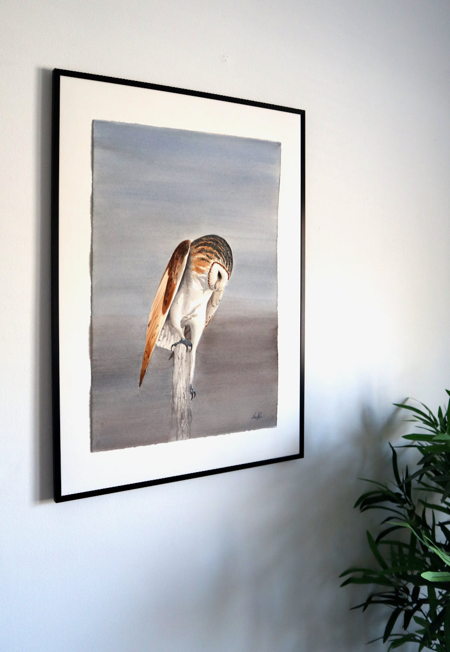 "Tornuggla" originalmålning