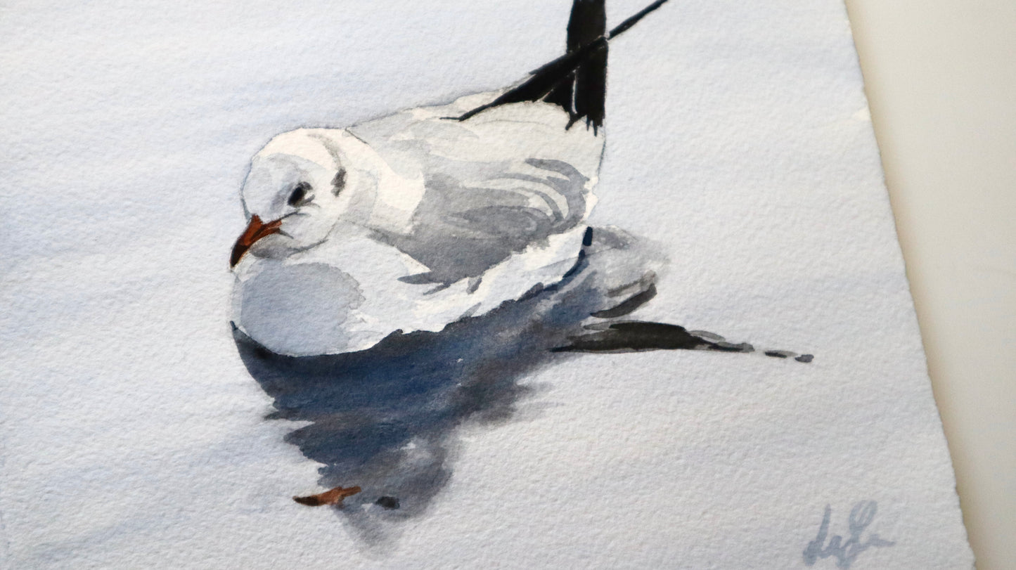 "Still waters" original watercolor painting