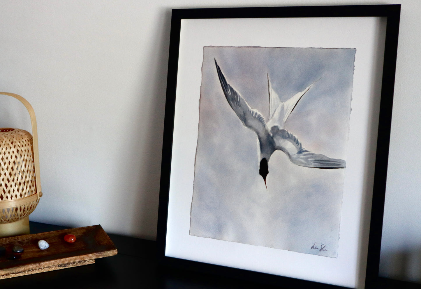 "Arctic tern" original watercolor painting