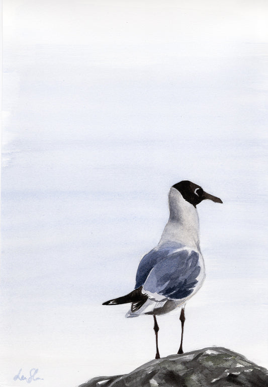 "Evening stillness" original watercolor painting