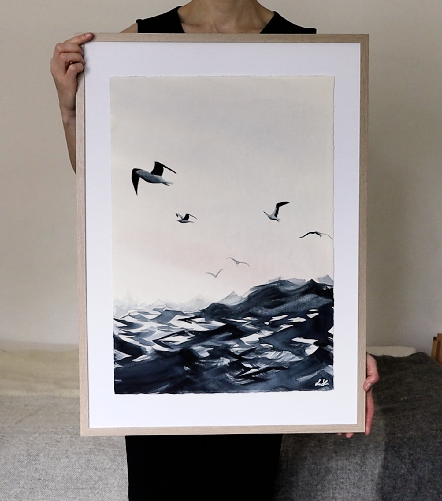 "Storm dance" original watercolor painting