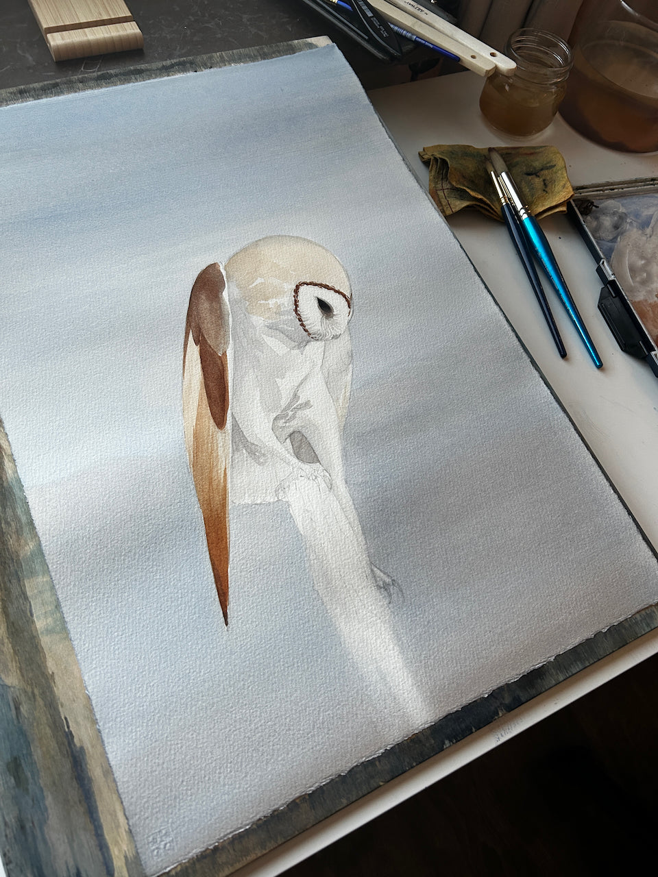 "Tornuggla" originalmålning