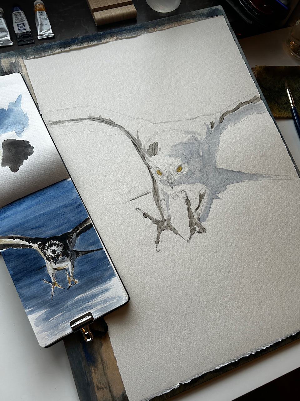 "Fiskgjuse" originalmålning