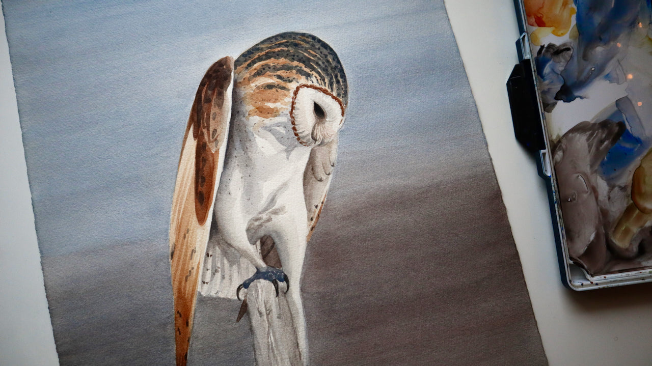 "Tornuggla" originalmålning