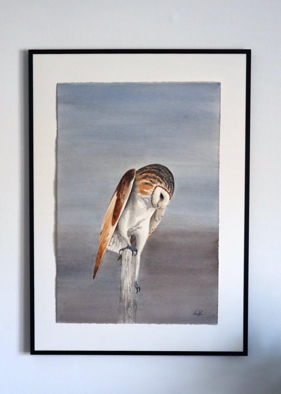 "Tornuggla" originalmålning