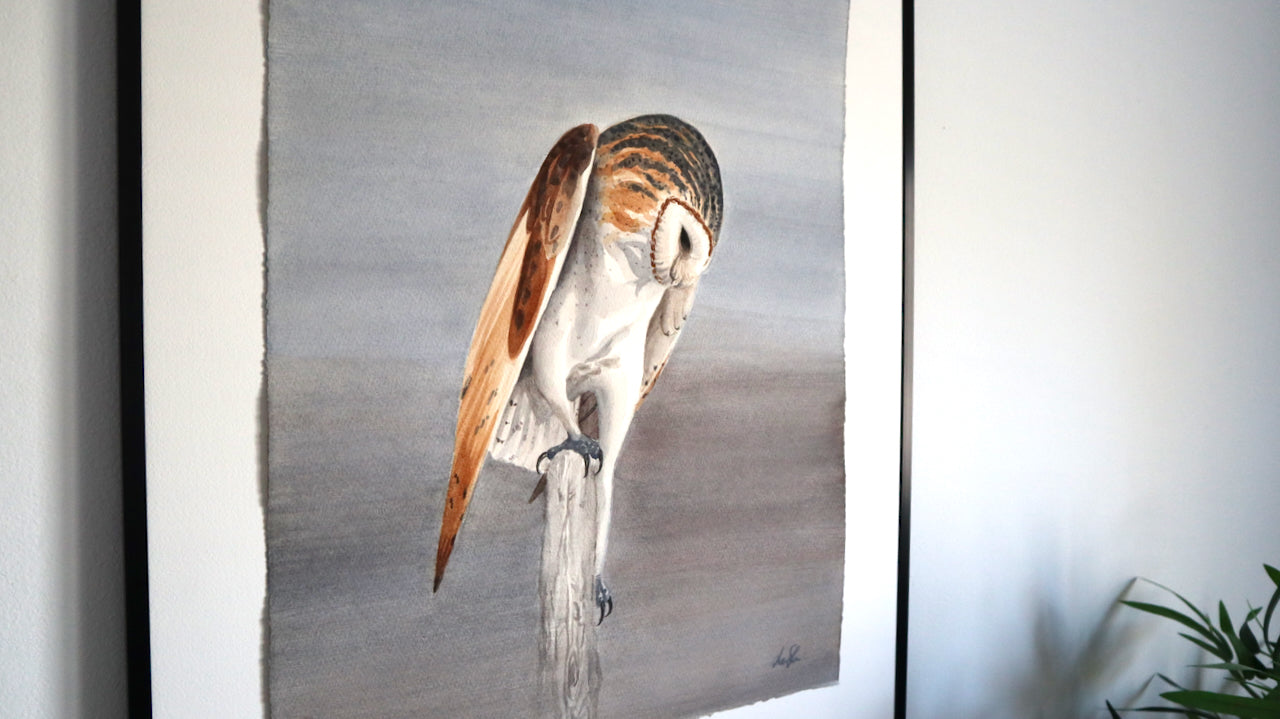 "Tornuggla" originalmålning