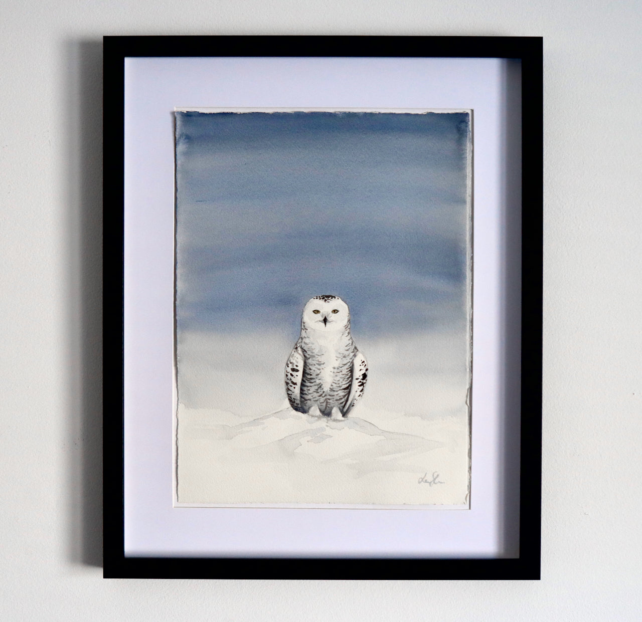 "Fjälluggla" originalmålning