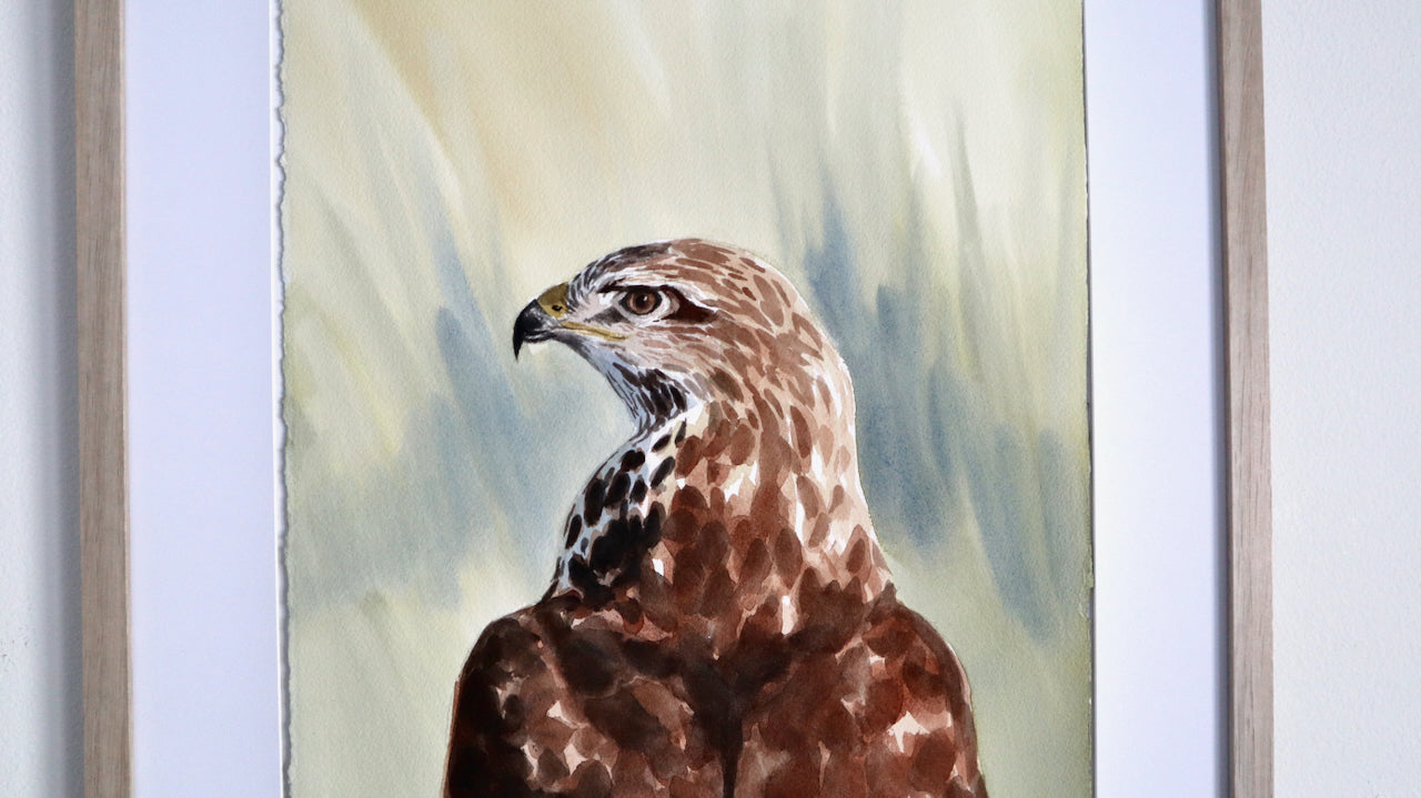 "Ormvråk" originalmålning