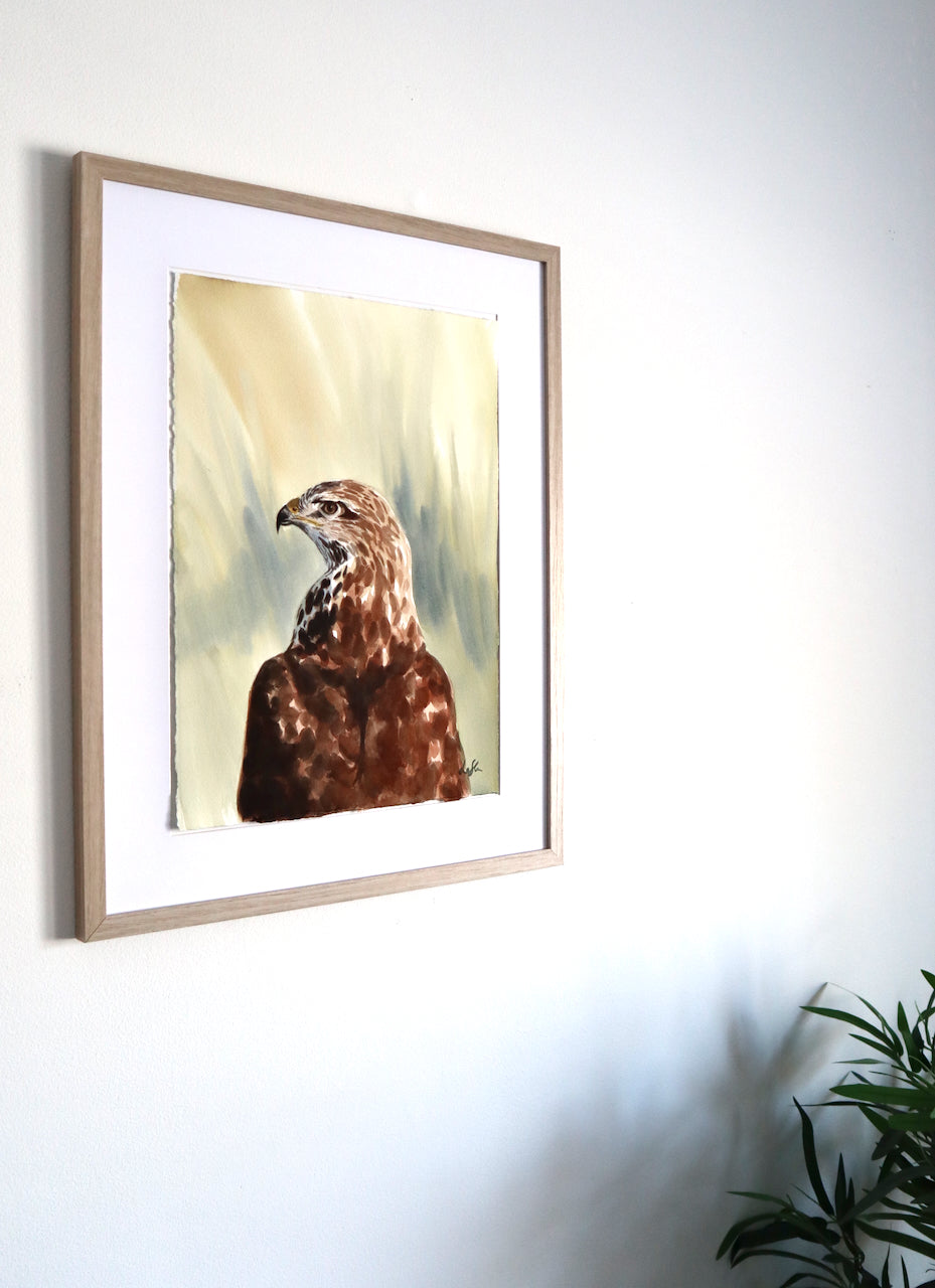 "Ormvråk" originalmålning