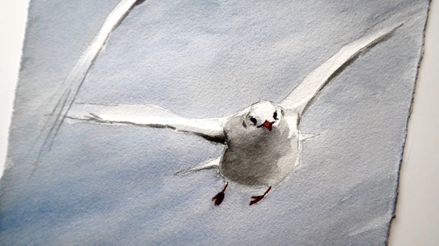 "Three friends" original watercolor painting