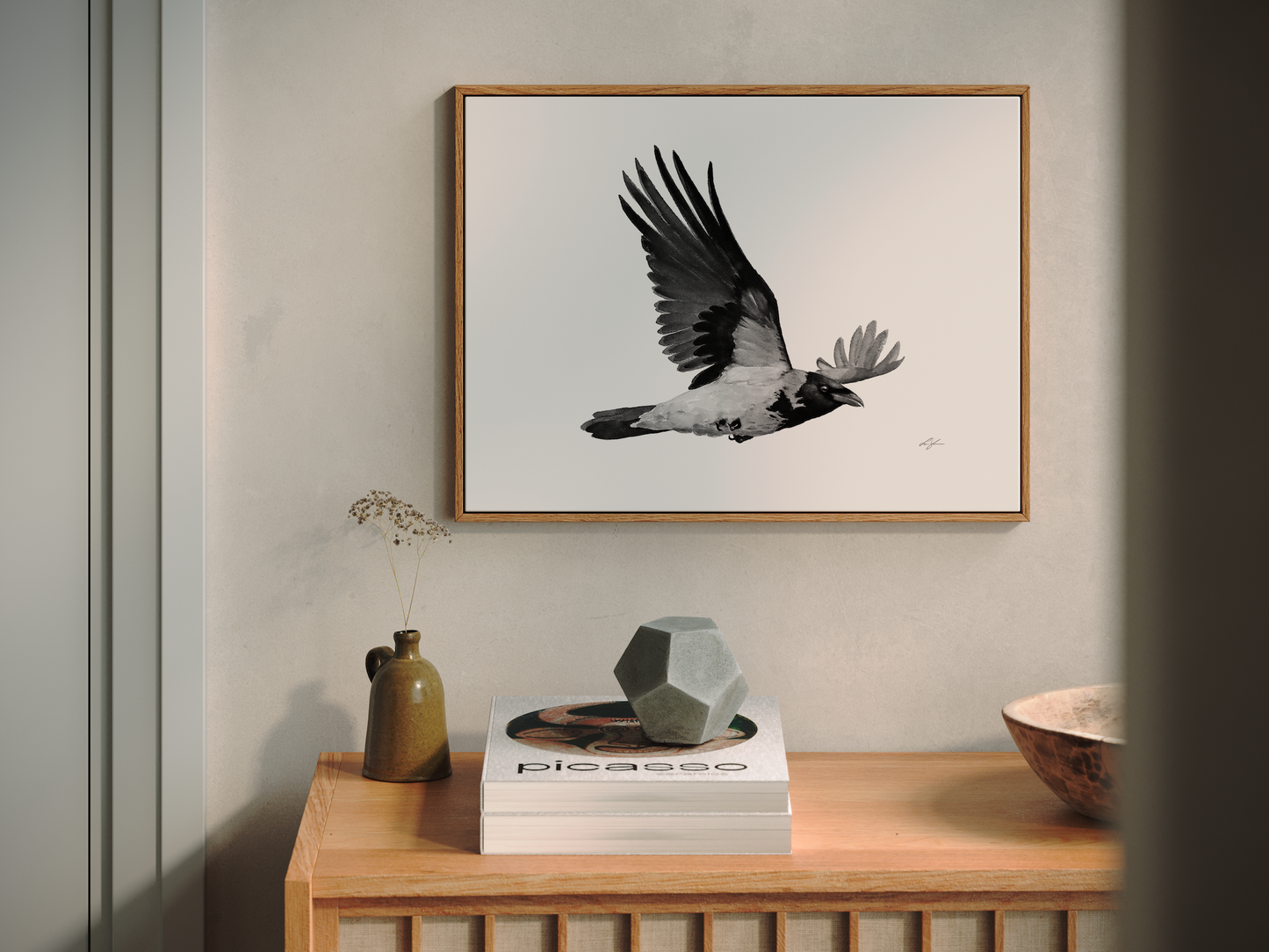 "Crow 1" fine art print