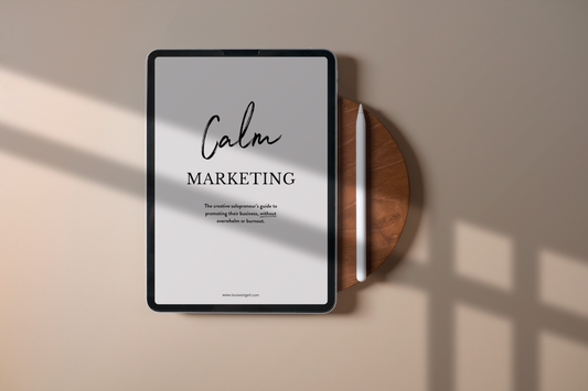 Calm Marketing workbook